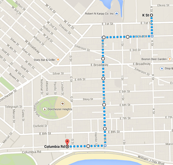 south-boston-route South Boston Project Route