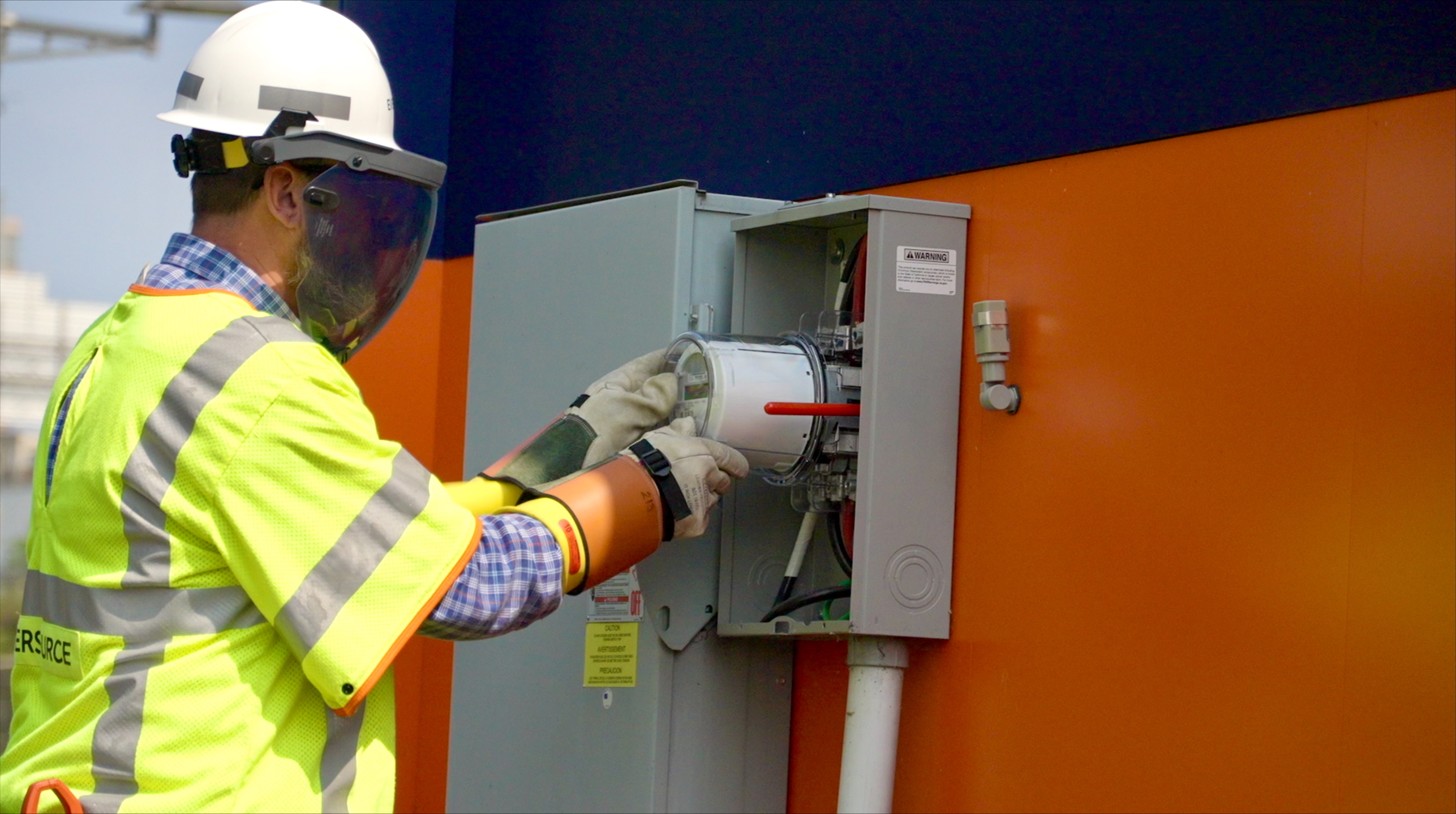 Eversource installs a smart meter at the Naismith Memorial Basketball Hall of Fame