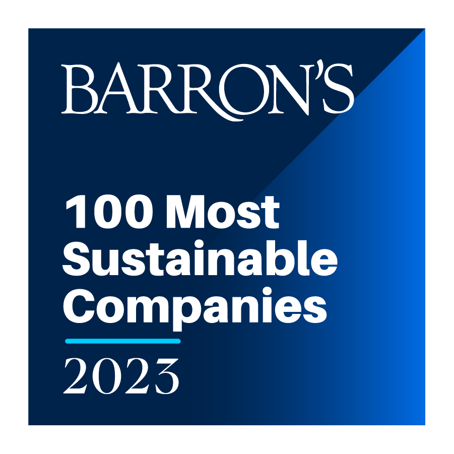 Barron's 100 Most Sustainable Companies 2023.