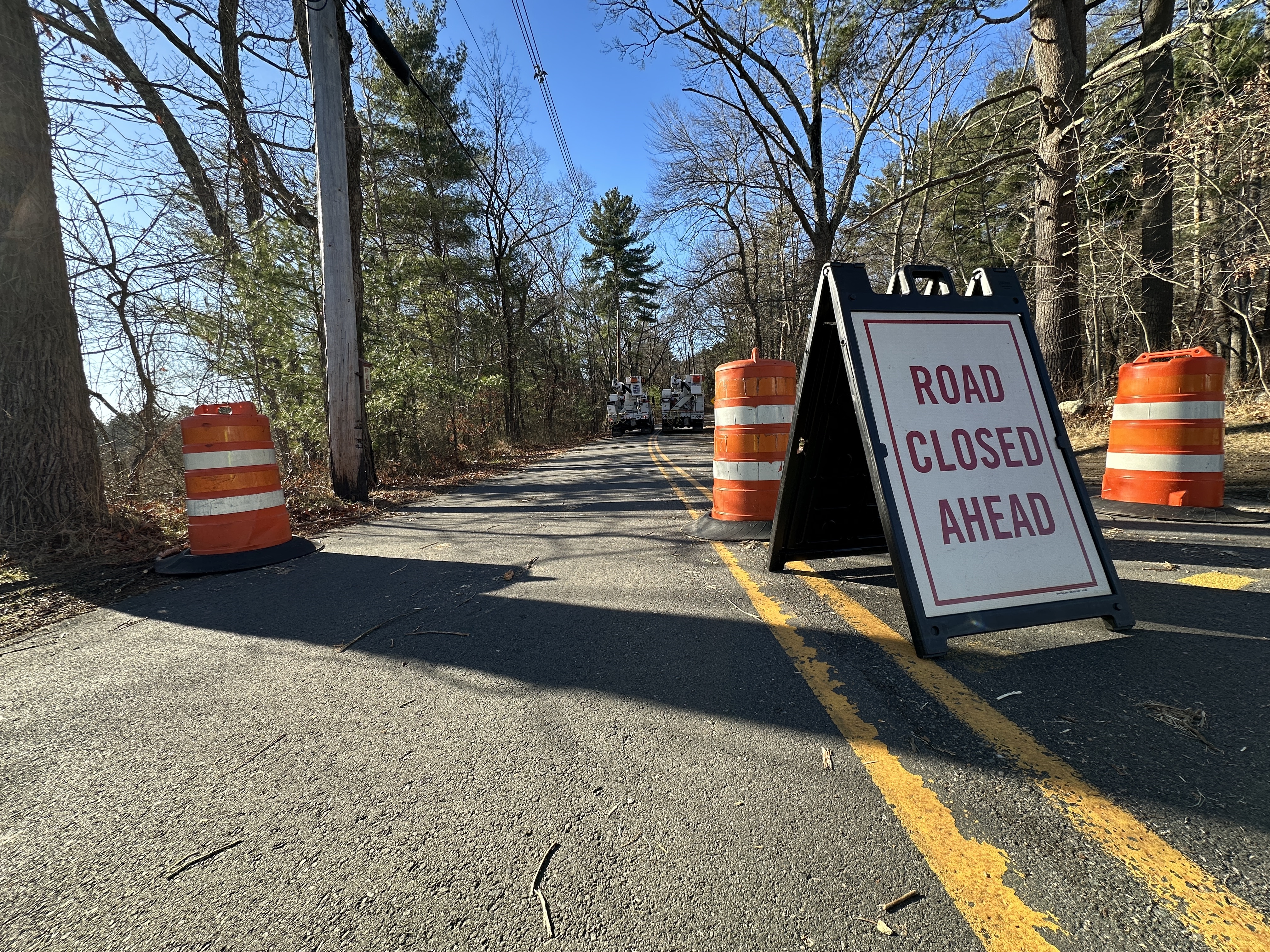 Eversource crews repair damage in Westwood