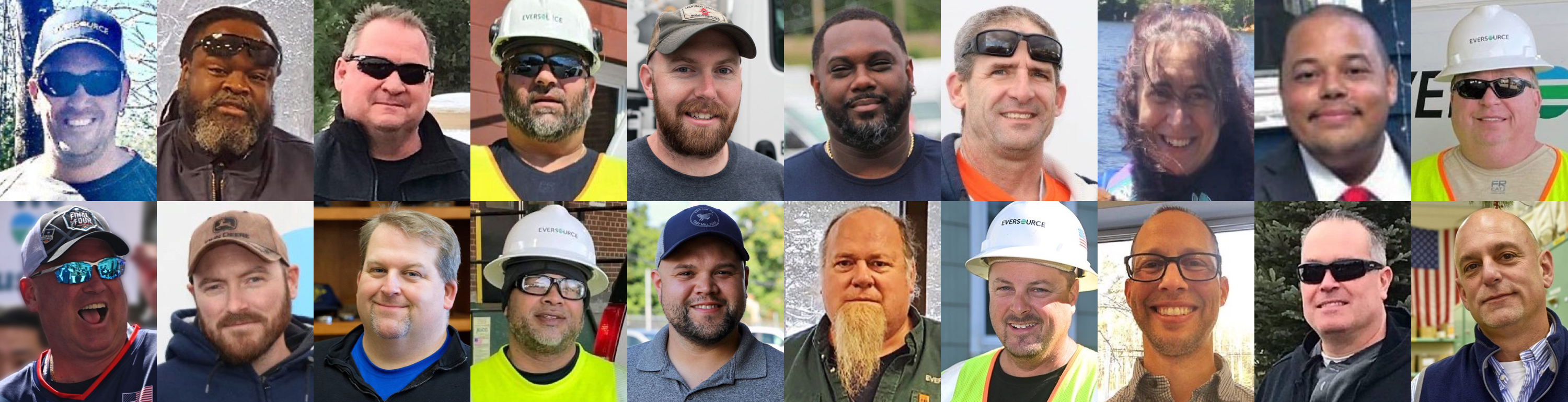 A collage of employees who are highlighted below for their commitment to safety.