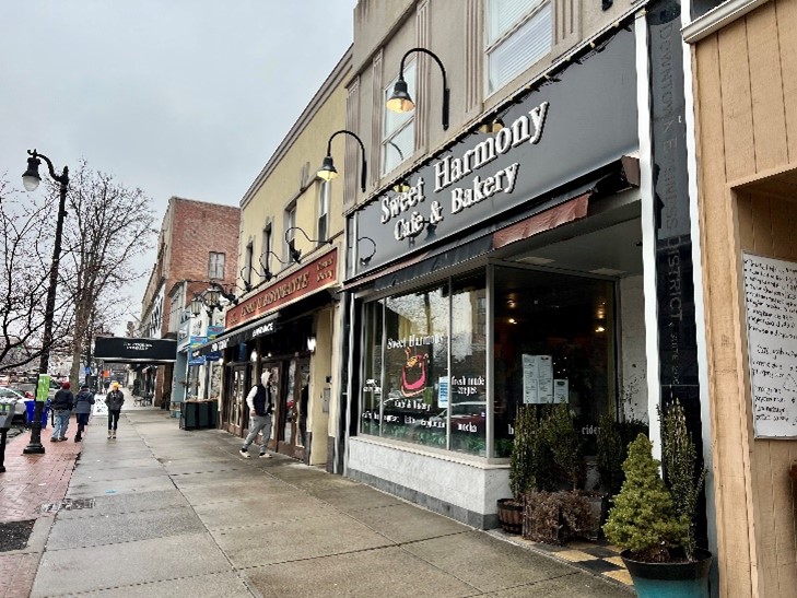 Outside view of Sweet Harmony Cafe & Bakery