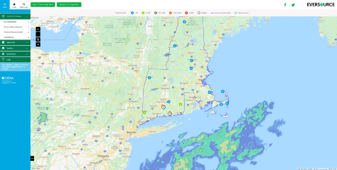 Outages Storms Eversource