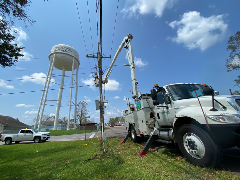 Eversource crews supporting Hurricane Ida restoration efforts in Louisiana