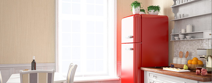 red-fridge