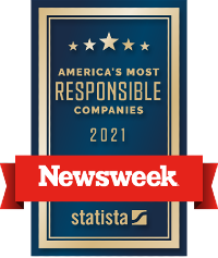 Newsweek America's Most Responsible Companies 2021 Logo Newsweek America's Most Responsible Companies 2021 Logo