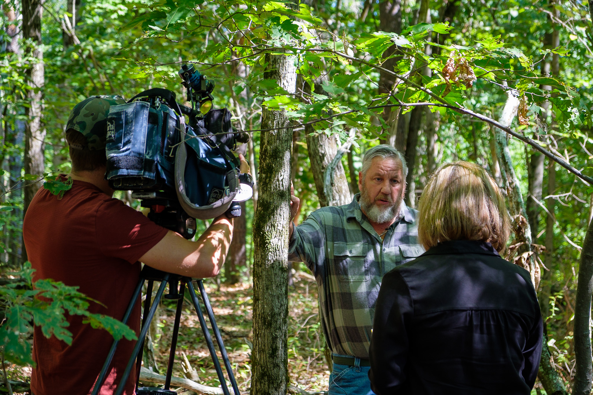 Bob being interviewed on WMUR