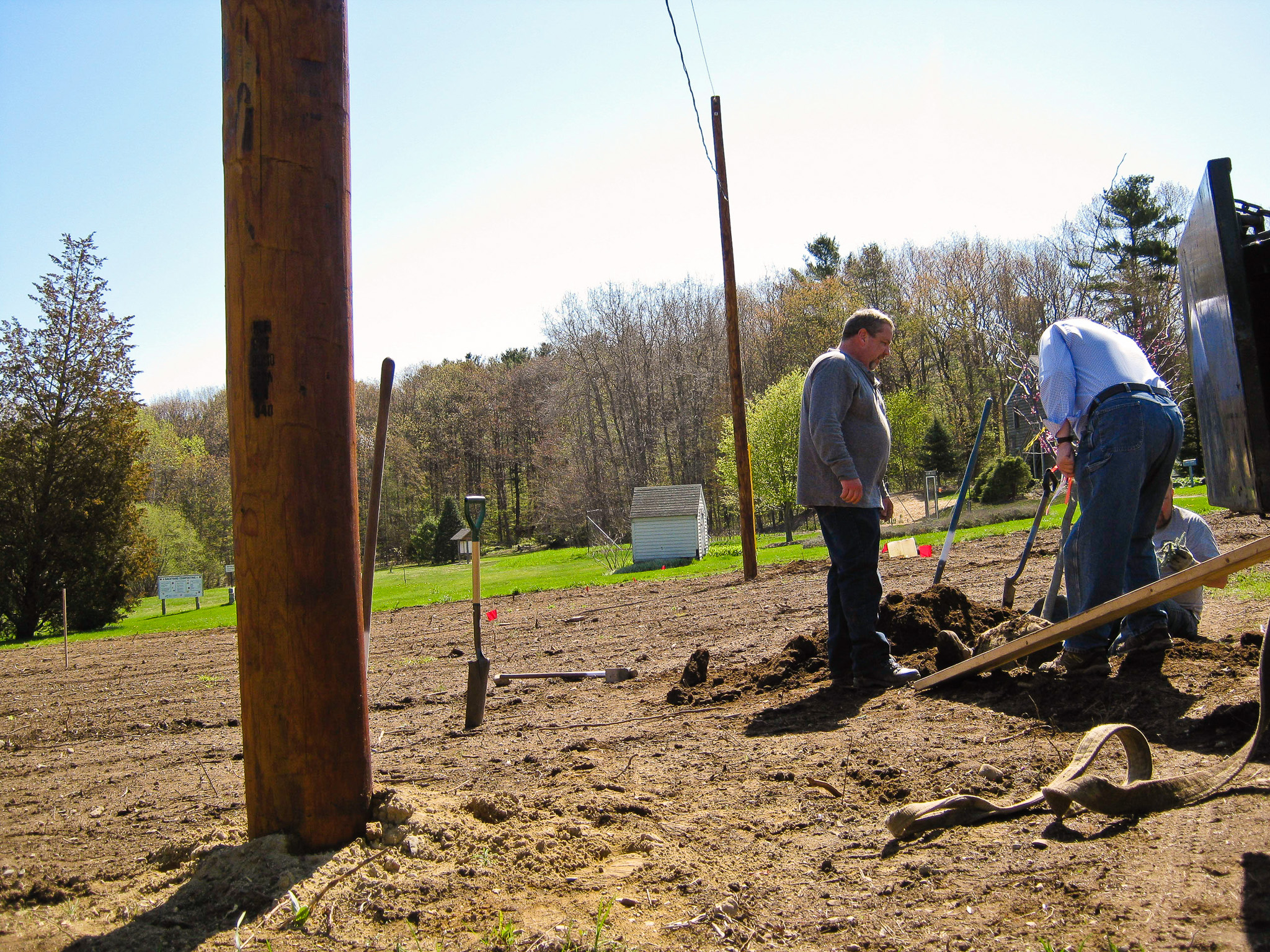 Planting the Portsmouth Utility Arboretum