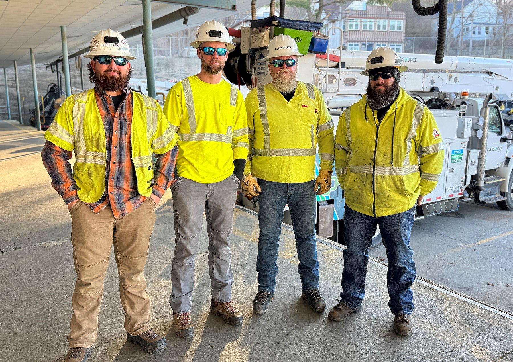Torrington area crew pictured left to right: Tom Raymond, Matt Barney, Peter Abrahamsen and Jeremy Rarick.