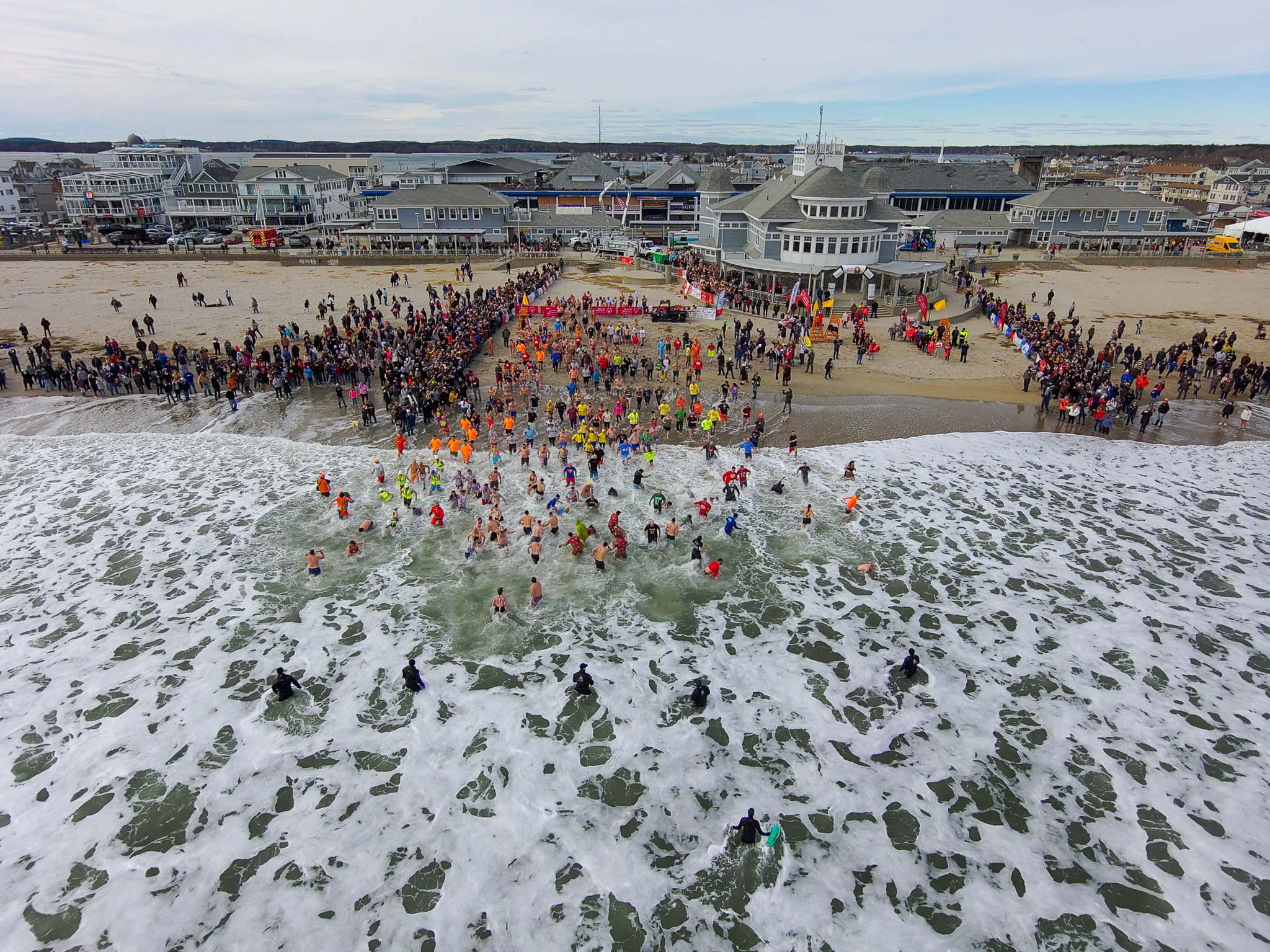 Penguin Plunge at Hampton Beach